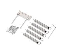 Banworks Lot de vis à ressort à ressort pour trémolo ST vintage à 6 points pour guitares électriques Fender/Squier Stratocaster Stratocaster JT/QQXT-02 - Vis chromées