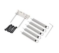 Banworks Lot de vis à ressort pour chevalet de trémolo ST vintage à 6 points pour guitares électriques Fender/Squier Stratocaster Stratocaster JT/QQXT-02 Noir