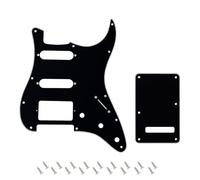 Banworks Pickguard 3 plis Strat HSS Pickguard 11 trous SSH Plaque anti-rayures avec plaque arrière Tremolo 6 trous Cache-tremolo pour Stratocaster ST JT/HB-09