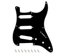 Banworks Pickguard à 8 trous pour guitare Stratocaster Strat ST JT/HB-16 - Style vintage des années 50 et 57 - Noir