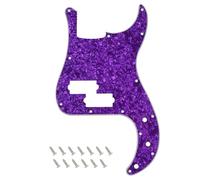 Banworks Pickguard de précision pour basse 4 plis 13 trous P Bass PB - Pour Fender de style moderne américain/mexicain - JT/HB-10 - Violet nacré