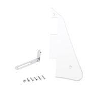 Banworks Pickguard Les Paul 1 pli avec support en acier inoxydable LP Pickguard Scratch Plate 2 trous pour guitare électrique USA Gibson Les Paul LP JT/HBTZ-01 Chrome Miroir