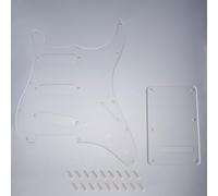 Banworks Pickguard Strat SSS Pickguard 11 trous avec plaque arrière Stratocaster 6 trous Tremolo Tremolo pour Fender américain/mexicain Style moderne Standard Stratocaster ST JT/HB-08 1 pli