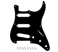 Banworks Pickguard Stratocaster JT/HB-21 - Vintage Original années 56-59 - 8 trous - Épaisseur : 1,5 mm - Bord droit - 1 couche - Pour Fender de style vintage américain/mexicain - Noir