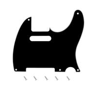 Banworks Pickguard vintage à 5 trous pour guitare électrique 3 plis pour guitare électrique américaine/mexicaine style vintage Fender Telecaster JT/HB-18 Noir