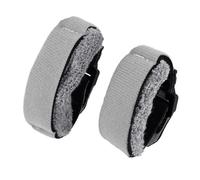 Banworks Sangle silencieuse pour cordes de guitare, amortisseur de cordes réduisant pour guitare électrique et basse, taille courte 18,5 cm, taille longue 20,5 cm, lot de 2 JT/SYD-01 Gris