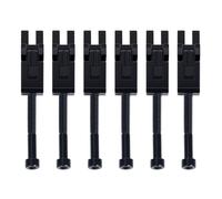 Banworks Sillets de chevalet à double verrouillage pour vibrato Whammy Bridge Sillets verrouillés Guides de cordes pour chevalet à vibrato Floyd Rose Lot de 6 JT/SDXM-01 Noir