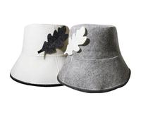 Banya Chapeau, Sauna Chapeau 2pcs en Feutre Le Sauna Absorbant en Eau pour Les Femmes régulent la température du pêcheur de pêcheur Banya pour Plus Longtemps, Style Baignoire 1