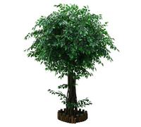 Banyan artificiel pour décoration intérieure, grand ficus en soie qui améliore le salon, le centre commercial, l'hôtel et le paysage de mariage