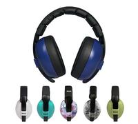 Banz Bubzee Protection auditive pour bébé de 0 à 36 mois - Casque pour bébé avec réduction du bruit bruyant et cache-oreilles pour tout-petits, taille réglable, bleu marine