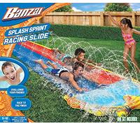 BANZAI Glissière d'eau Splash Sprint Racing de 4,9 m