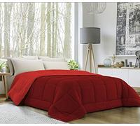 Banzaii Maxi Couette Chaude et colorée en Microfibre Anti-acariens Bordeaux/Rouge 260x260 cm