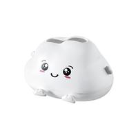 Banzimiao 117-de Boite Lingettes Plastique, Distributeur Mouchoirs Design Porte-mouchoirs Boîte à Mouchoirs de Dessin Animé pour la Décoration de Voiture de Bureau à Domicile (Blanc)
