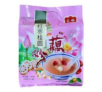 Bao Ge Boisson à la fécule de racine de lotus du Lac de l'Ouest, dattes rouges et longanes, 500 g