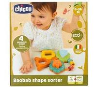Chicco Galets en Équilibre ECO +, Jeu Éducatif avec 5 Pierres de Différentes Couleurs, Formes et Tailles, Fabriqué en Italie à Partir de Plastique Recyclé - Jouets Enfants de 6 Mois à 3 Ans