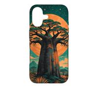 Baobab Arbre sous Un Ciel rempli d'étoiles Coque pour iPhone 17