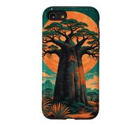 Baobab Arbre sous Un Ciel rempli d'étoiles Coque pour iPhone SE (2020) / 7/8