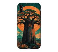 Baobab Arbre sous Un Ciel rempli d'étoiles Coque pour iPhone XS Max