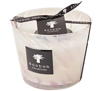 Baobab max10pw Pearls White Bougie en Cire Bougie, 10 x 7 x 10 cm