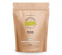 baobab poudre bio 100g - Baobab bio de'excellente qualité bio - Arbre pharmacien - Arbre de vie - Adansonia - Conditionné en Allemagne - Végan- Biotiva