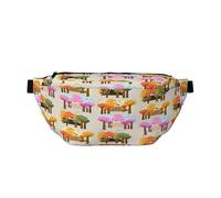 Baobab Trees Sac banane à motif africain pour randonnée, promenade du chien, voyage et activités de plein air, multicolore, Taille unique, Sac à dos de