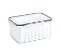 Baobiutin Conteneurs de rangement de fruits Réfrigérateur Organisateur bacs réfrigérateur Récipient de salade alimentaire avec colonie de couvercle 850 ml