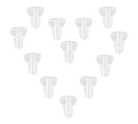 Baobiutin Crochet arrête Perles Carpe pêche Pop Up Cheveux Chod Plates-Formes appât vis Bouchon Blanc 100 pièces