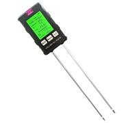 Baobiutin Humidimètre, humidimètre de Sol, testeur de Sol Rotatif 6 en 1 à 90 °, écran LCD pour Plantes, Jardinage, Agriculture