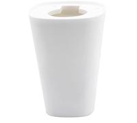 Baobiutin Jardinière à l'envers, dégradable, Respirante, à arrosage Automatique, Suspendre, Anti-Corrosion, Minimaliste, Couleur Unie, Blanc inversé, Pot de Fleur Suspendu