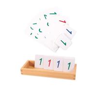 Baoblaze 1-9000 cartes d'apprentissage cartes numériques mathématiques jouets d'apprentissage polyvalents grandes cartes numériques en PVC pour l'apprentissage