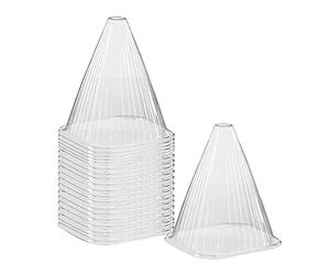 Baoblaze 1 Cloche Protectrice Jardin Cloche Dôme Plante Couverture Réutilisable Polycarbonate Fonction Protection Animaux Convient Jardin Arrière-Cour, 20 pièces