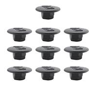 Baoblaze 10 Pièces Tige de Casque Bouchons de Vis Couvre Trou de Vis Couvre Écrou en Plastique Protection Contre La Poussière et Facile à Installer Adapt, Noir, comme décrit
