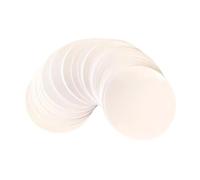 Baoblaze 100 pièces Badges de Bouton Cartes Vierges en Papier Blanc, pièces jointes faciles à Utiliser la Fabrication de l'artisanat, pour Les Badges de Bouton, 75mm