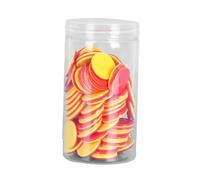 Baoblaze 100 pièces compteurs d'apprentissage compteurs bicolores pour la pratique des mathématiques jetons de Bingo compteurs mathématiques pour les enfants, rouge jaune