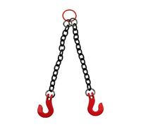 Baoblaze 2 Pièces Chaîne de Levage RC Voiture Accessoire Métal Simulation Crochet Conception Robuste avec Installation Facile et Adaptée pour Collection Décora, 2 Crochets