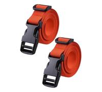 Baoblaze 2 pièces de Golf Chariot de de Boutelles de Fixation légères pour de Bagages en Nylon, Orange