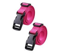 Baoblaze 2 pièces de Golf Chariot de de Boutelles de Fixation légères pour de Bagages en Nylon, Rose Rouge