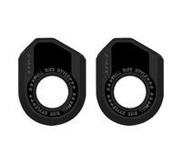 Baoblaze 2 Pièces Protection Manivelle Couverture Crankarm Universel Vélo Route Montagne Accessoire Résistant TPU Installation Pratique Utilisable pour Cyclism, Style B