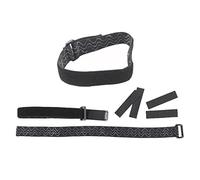 Baoblaze 2 Pièces Sangles pour Bottes Genou Système de Fermeture Auto-agrippant Ceintures Élastiques Matériau Doux et Solide Pratiques pour Travail Loisirs, Sangles de bottes + 12 autocollants