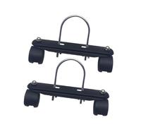 Baoblaze 2 Pièces Support Chauffage Électrique Chariot Mobile Roulettes Pivotantes Cadre Base Roues 360° Accessoires Réparation Appareil Chauffant En Acier Car, Noir