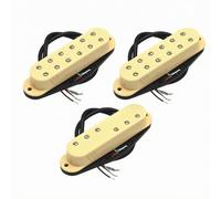 Baoblaze 3 Pièces Micro Électrique Réglable | Compact, micro Humbucker, pr Projs DIY, Guitaristes, Jaune
