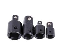 Baoblaze 4 Pièces Adaptateur à Choc Outil de Conversion Professionnel Réducteur pour Douilles et Convertisseur D'Impact En Métal de Haute Résistance Adapté Po, Noir