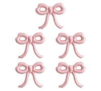 Baoblaze 5pcs Balons d' décorations de fête d'anniversaire Ballons en Aluminium Ballons pour Douche Nuptiale, Rose