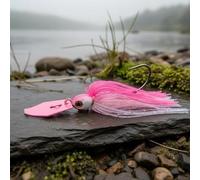 Baoblaze 6 Pièces Leurre de Pêche Leurre Jerkbait Vibreur Poisson Nageur Jupe Silicone Liée à La Main Mouvement Vivant et Réflexions Lumineuses Ada, 2 pièces