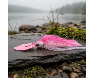 Baoblaze 6 Pièces Leurre de Pêche Leurre Jerkbait Vibreur Poisson Nageur Jupe Silicone Liée à La Main Mouvement Vivant et Réflexions Lumineuses Ada, 2 pièces