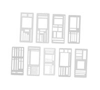 Baoblaze 9 pochoirs pour agenda et carnet de notes