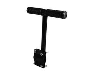 Baoblaze Accoudoir Arrière de Vélo pour Enfants, Poignée Ergonomique Antidérapante Structure en Acier Léger, Compatible avec Tubes de 15-26mm, Adapté aux Balades, Compatible VTT, Vélo, Forme T