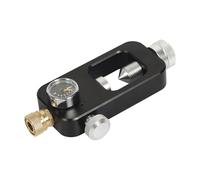 Baoblaze Adaptateur de Remplissage de Bouteille de plongée sous-Marine avec manomètre Sports Nautiques Professionnel Fonctionnel Interface de Connexion 8 mm, Noir sans Tuyau