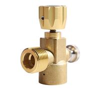 Baoblaze Adaptateur de Remplissage de Cylindre de CO2 de Bouteille de Recharge de Soude En Cuivre .8-14, Sans pression, 6,9 cm