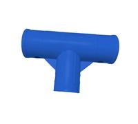 Baoblaze Adaptateur de Tuyau de Piscine, raccord en T, Remplacement de Pompe de Piscine, Robuste, raccord en T, rallonges, Accessoires, Bleu